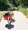 einde fietspad bij Lago Di Bracciano